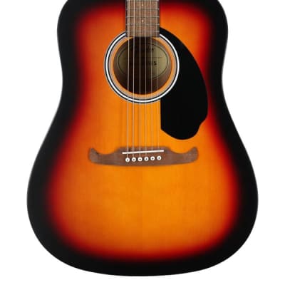 Fender FA-125 Dreadnought Acoustic Guitar Package Sunburst | Reverb