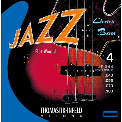 Thomastik JF344 Jeu Basse Jazz Flat Wound 43-100 image 1