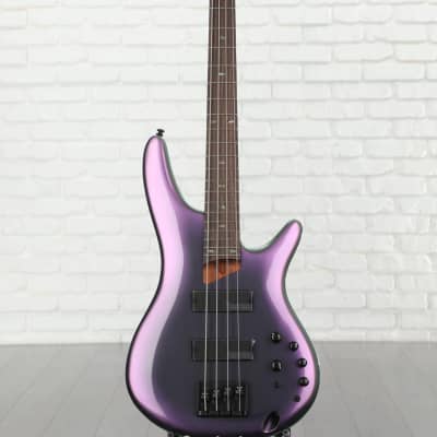 Ibanez SR500E-BAB Bass with Rosewood Fretboard 2023 - Present - Black Aurora Gloss with Ibanez Case image 9