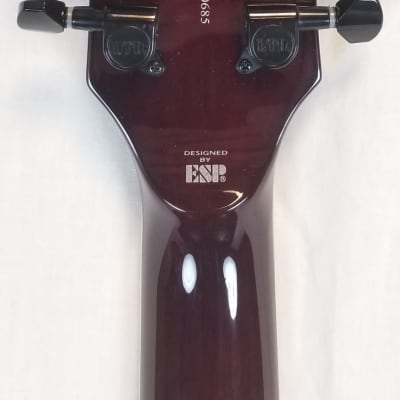 ESP LTD VIPER-256 Electric Guitar, Quilted Maple Top, Dark Brown Sunburst 2022 image 8
