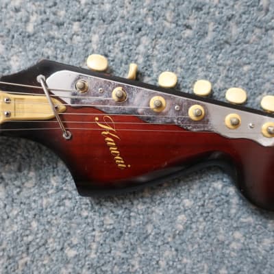Vintage 1960s Teisco Kawai Wine Red Guitar MIJ Blues Machine Ry Cooder Hound Dog Taylor 3 PU Rare 24.5 scale image 9