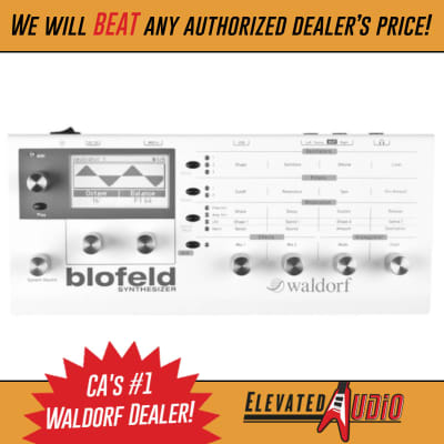 Waldorf Blofeld White Desktop Synthesizer, Brand New. Buy or Make offer @ CA's #1 Dealer !