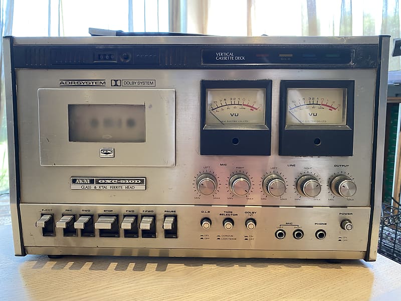 VTG. AKAI GXC-510D Vertical Stereo Cassette Tape Deck GX