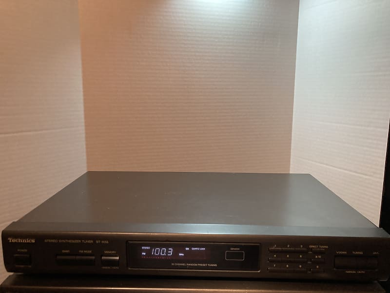 Vintage Technics ST-K55 Digital Stereo AM/FM Tuner - Tested and Working!  			
