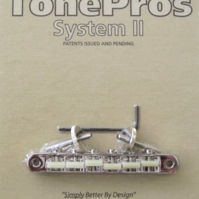 TonePros AVR2G-N AVR2G tune-o-matic bridge, for USA guitars, G