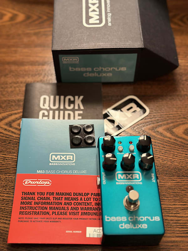 MXR M83 Bass Chorus Deluxe 2012 - Present - Teal | Reverb