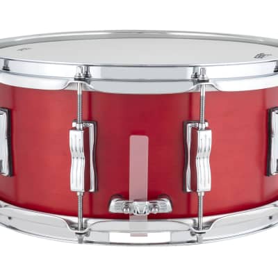 Ludwig *Pre-Order* NeuSonic 6.5x14" Satin Red Kit Snare Drum | Made in the USA | Special Order | Authorized Dealer image 3