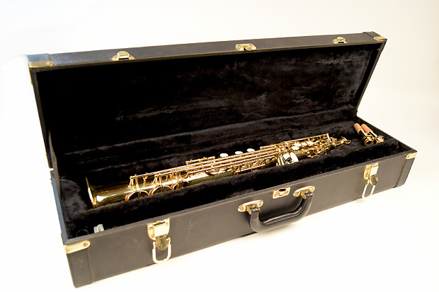 Barrington 0508 Soprano Saxophone Clear Lacquer Brass