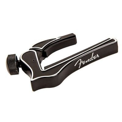 Genuine Fender Dragon Acoustic or Electric 6-String Guitar Capo - BLACK for sale