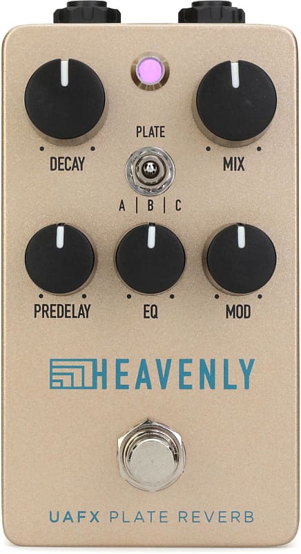 Universal Audio UAFX Heavenly Plate Reverb Guitar Effects Pedal image 1