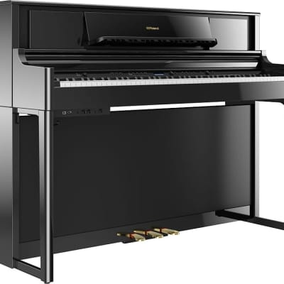 Roland LX-705-PEC Digital Piano Polished Ebony W/Stand & D100 Bench