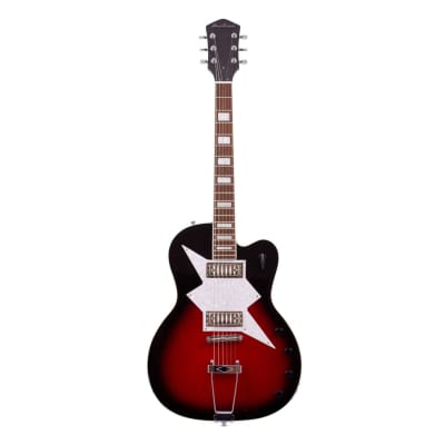Eastwood Airline RS II Electric Guitar - Redburst - Used image 2