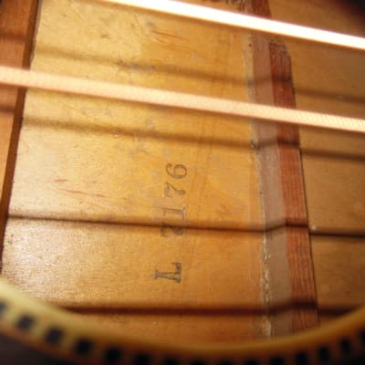1960 Kay Acoustic flattop acoustic guitar project - Brazilian Board Checker bind image 17