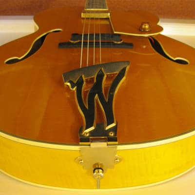 Washburn J-10 Orleans 1997 Spruce/Flamed Sycamore 17" Deep-Bodied  Archtop Jazz Electric Guitar Rare image 12