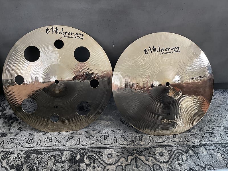 Mehteran Cymbals FX hi hats 14” Brilliant finish