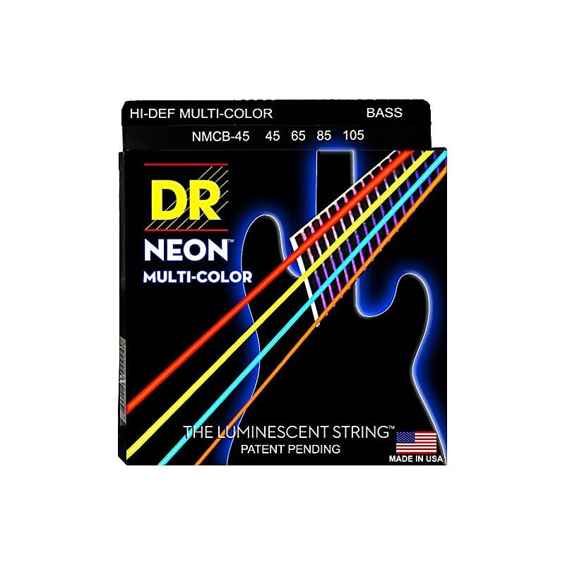 DR Strings HI-DEF NEON Bass Guitar Strings (NMCB-45)