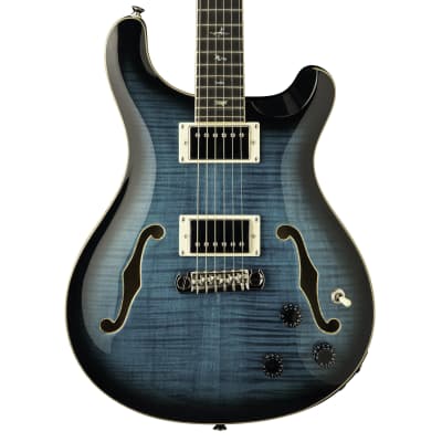 Paul Reed Smith PRS SE Hollowbody II Piezo Electric Guitar Peacock Blue Burst w image 1