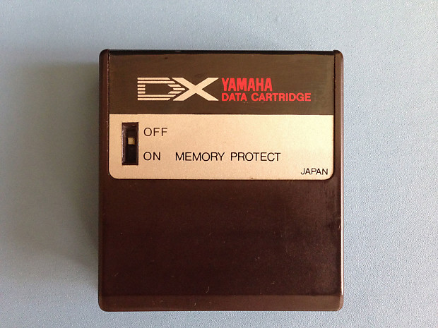Yamaha RAM1 data cartridge for DX7, DX5, TX, RX11 etc.