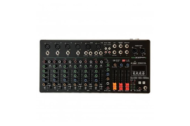 Mixer audio analogico con 9 Canali con Bluetooth e USB