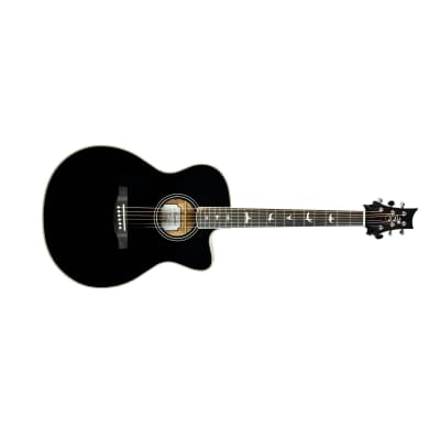 [PREORDER] PRS SE A20 Angelus Acoustic Guitar w/Black Top & Bag, Satin Black image 2
