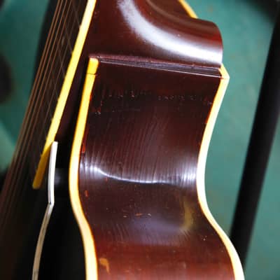 Maton 1950s Supreme F240 Sunburst Archtop Acoustic Guitar Pre-Owned image 12