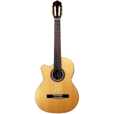 Kremona Rondo Thin Line Left-Handed Classical Acoustic-Electric Guitar Natural image 3