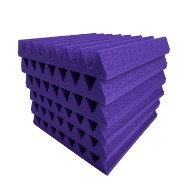 24 pack Pro-coustix Wedge Tiles Purple High quality uncompressed made in the UK image 4