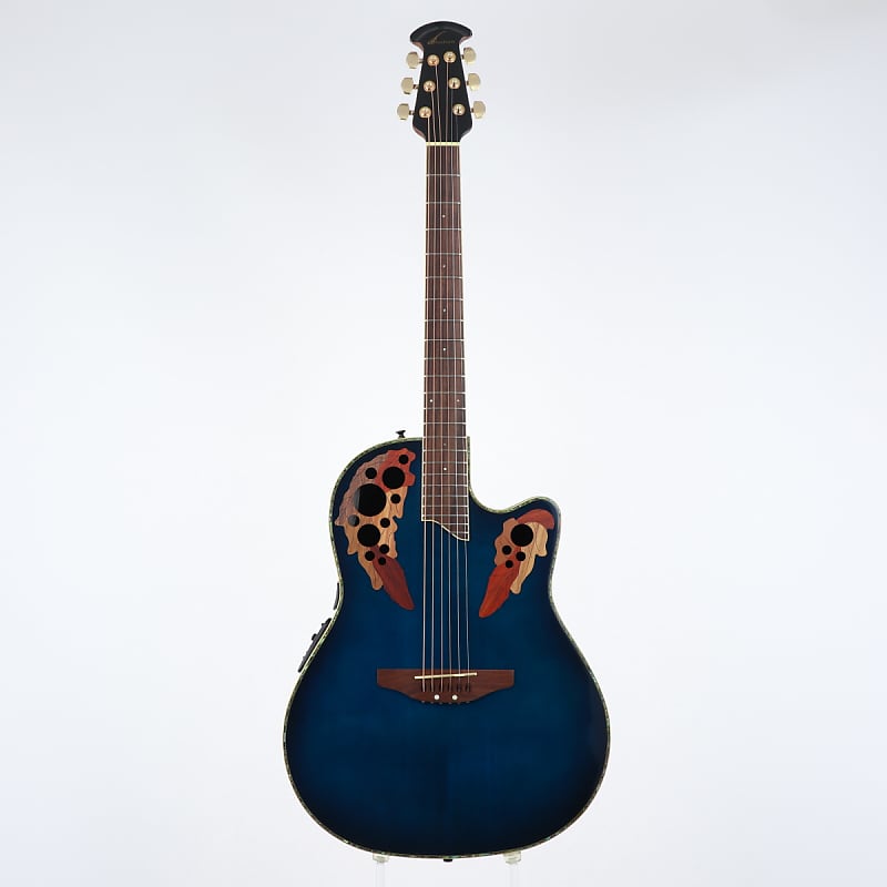 ＜動作美品＞OVATION CC44 ケース付き　ブルー 動作美品＞OVATION CC44 ケース付き ブルー Ovation CE44P-8TQ-G