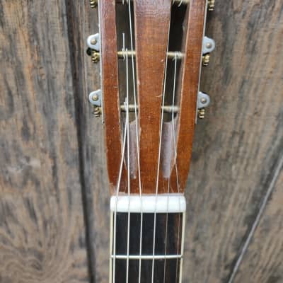 Slingerland May-Bell guitar 1930's - Natural Mahogany image 5