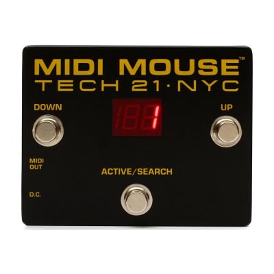 Tech 21 MM1 MIDI Mouse Battery Operable MIDI Foot Controller image 1