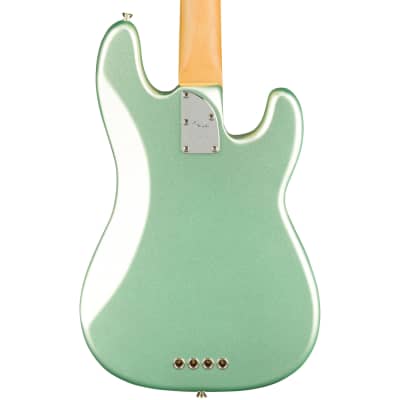 Fender American Professional II Precision Bass Left-Handed with Maple Fretboard - Mystic Surf Green image 3