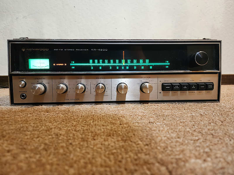 Kenwood KR-4200 - Vintage 1973 AM/FM Stereo Receiver - **Read Description**  			
