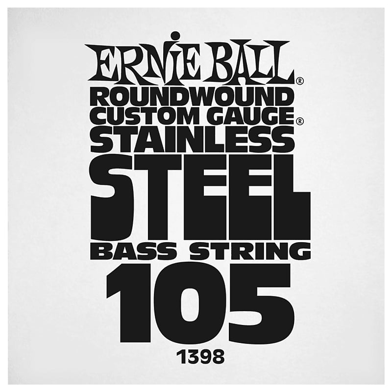 1398 Slinky Stainless Steel Bass String 105 Ernie Ball | Reverb
