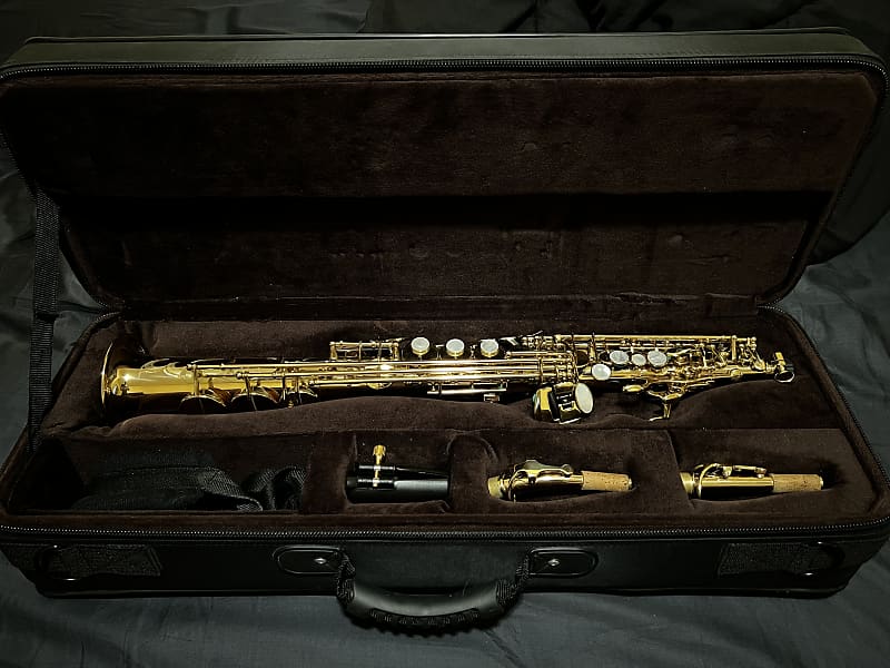 Allora Paris Soprano Saxophone, Keyed to High G Reverb