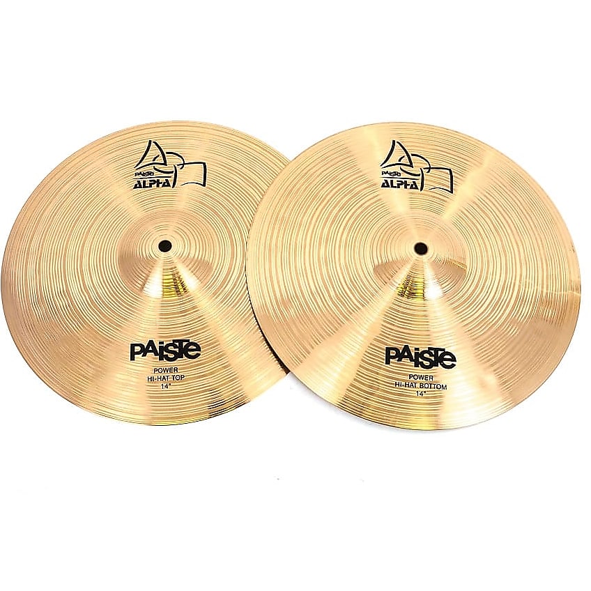 Paiste 14 Alpha Power Hi-Hat Cymbals (Pair) | Reverb