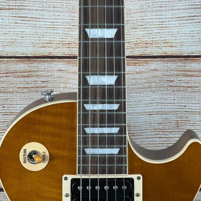 Gibson Les Paul Standard 50s Faded Electric Guitar, Vintage Honey Burst image 5