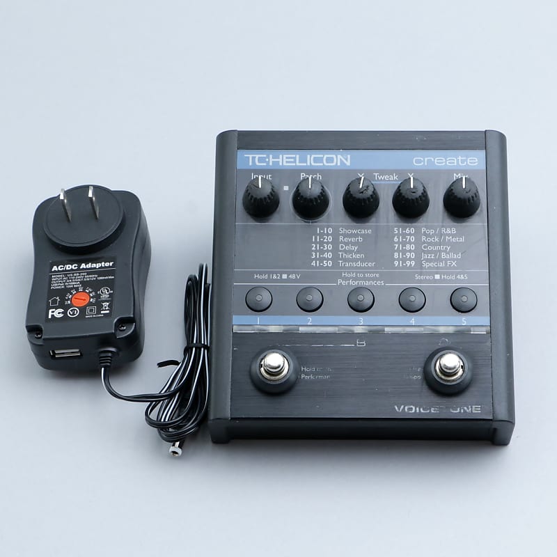 TC Helicon Voicetone Create Vocal Effects Pedal P-23219 | Reverb