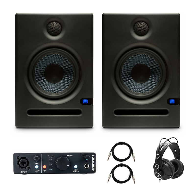 PreSonus 2-Way 5.25-Inch Near Field Studio Monitor Speakers (Pair