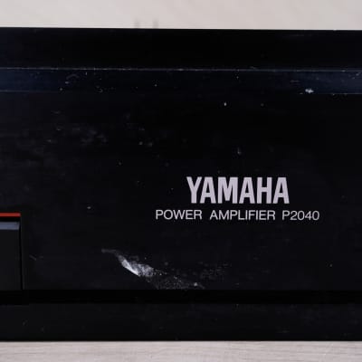 Yamaha P2040 150W Rackmount Power Amplifier Black 100V Made in Japan Yamaha NS-10 Amp image 3