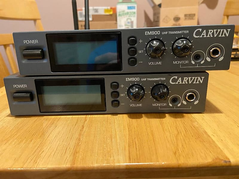 Carvin EM900 in ear monitor transmitters/receiver Reverb