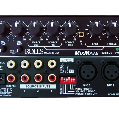 Rolls MX153 Mix Mate Stereo Mixer | Reverb