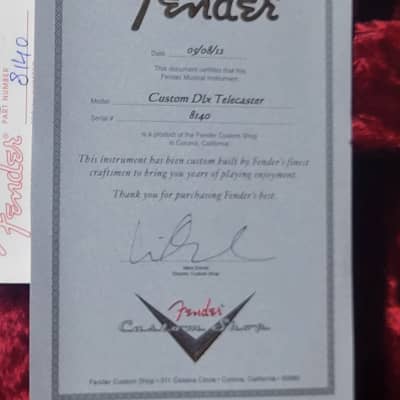 Fender Custom Shop "Custom Deluxe Telecaster" - Candy Red image 13