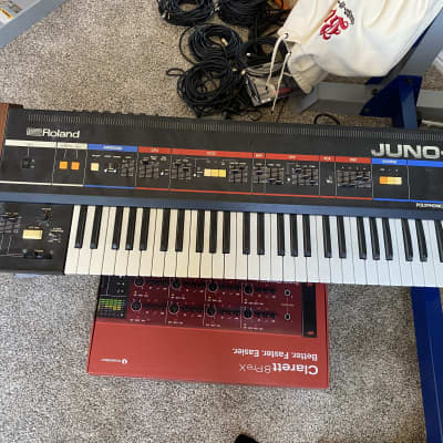 Roland Juno-6 61-Key Polyphonic Synthesizer 1982 - 1984 - Black