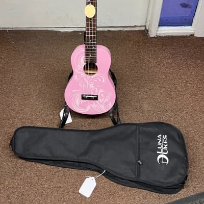 DAISY ROCK DRU-2 Pink Blossom Concert Ukulele w/ Gig Bag for sale