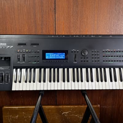 YAMAHA SY77 Music Synthesizer w/ case New battery, Display USB Emulator installed