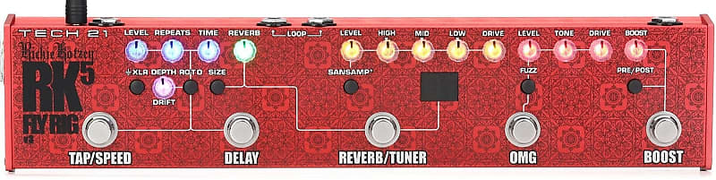 ギター TECH 22 RK5 Fly Rig Richie Kotzen v2 Amazon.com: Tech 21 Richie Kotzen RK5 Signature Fly Rig V2 Multi