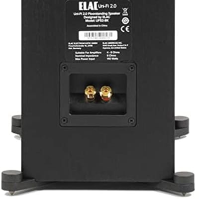 ELAC Uni-Fi 2.0 3-Way 5 1/4” Floorstanding Speaker, Black image 2