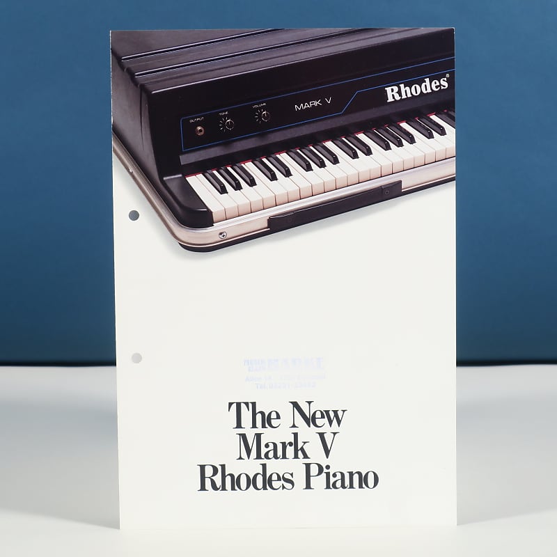 Rhodes Mark V Piano original brochure image 1