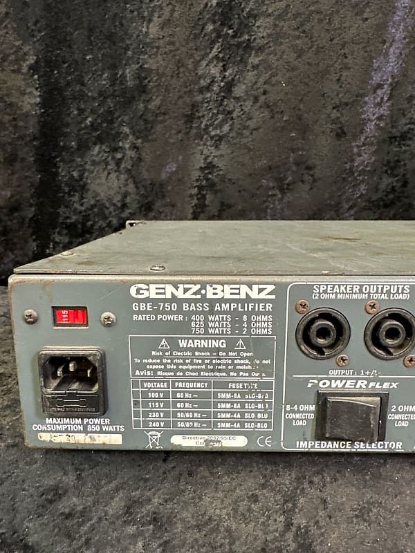 Genz Benz GBE 750 Bass Amplifier (Nashville, Tennessee) | Reverb