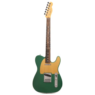 Fender American Ultra Telecaster Mystic Pine w/Ebony Fingerboard & Anodized Gold Pickguard (CME Exclusive) image 4